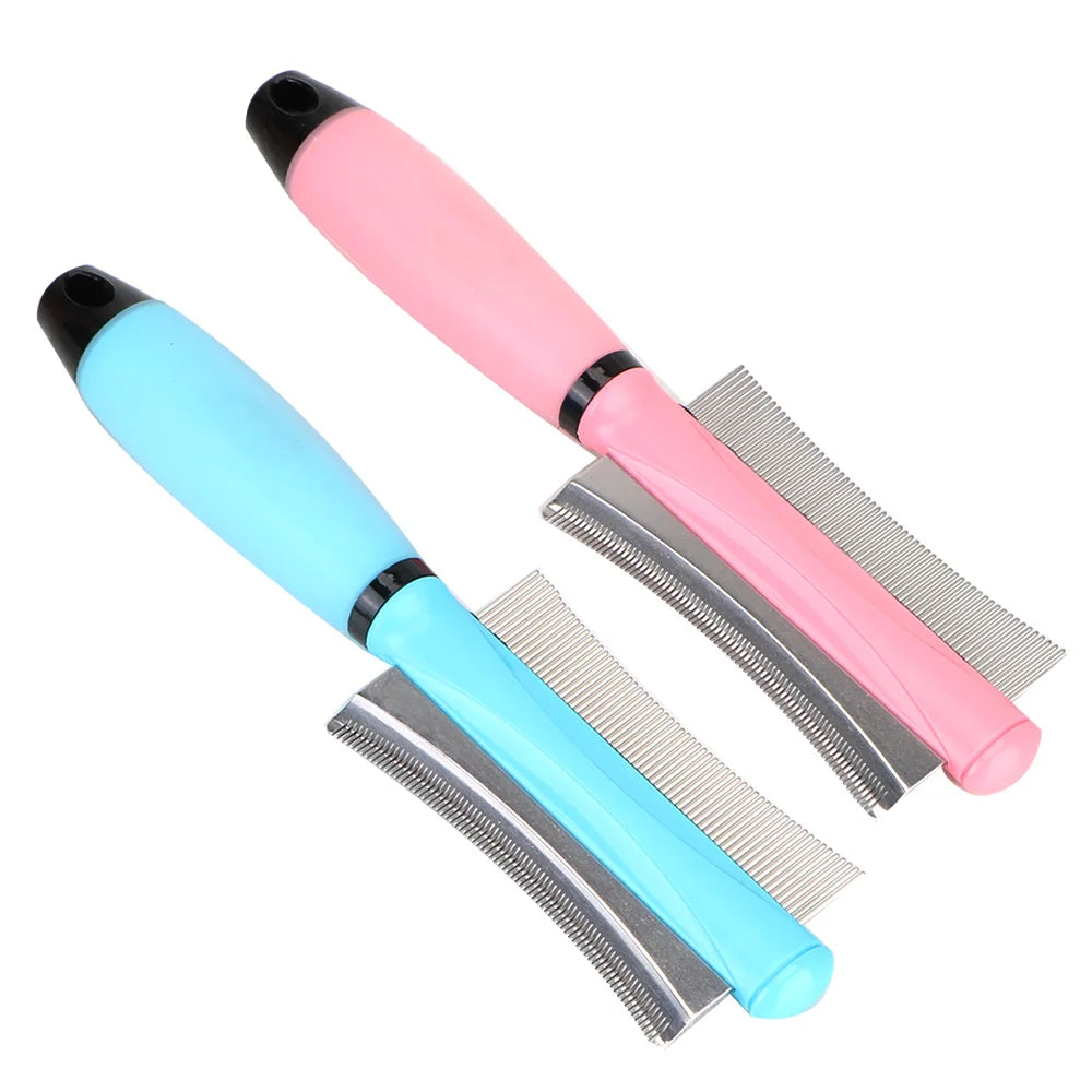 Double-Sided Grooming Tool Pet Hair (Brush For Long & Small Hair) and Hair Remover