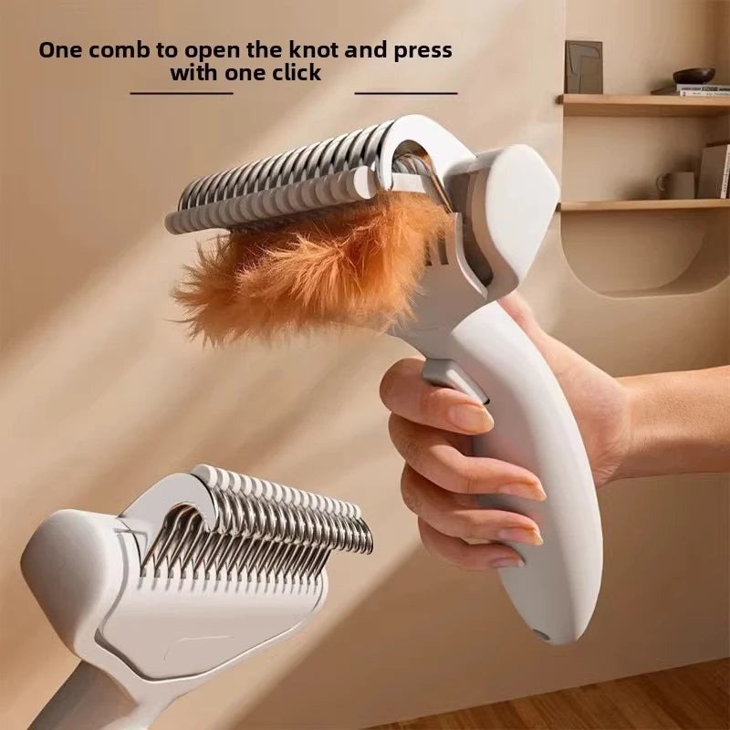 Stainless Steel Dog Hair Removal Brush Accessories