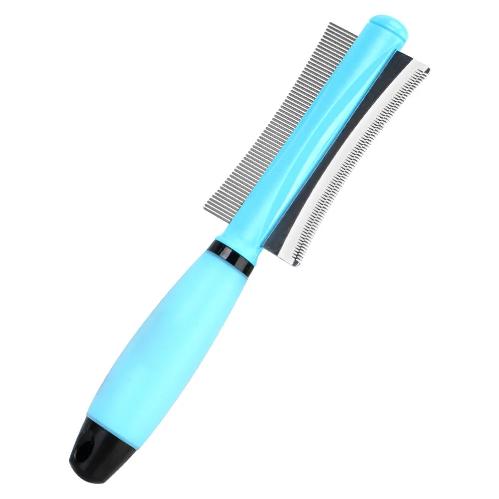 Double-Sided Grooming Tool Pet Hair (Brush For Long & Small Hair) and Hair Remover