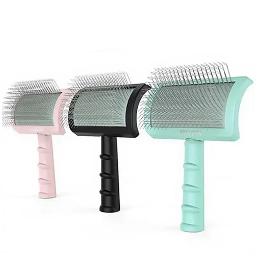 Dog Grooming Comb Shedding Hair Removal Needle Massage Accessories