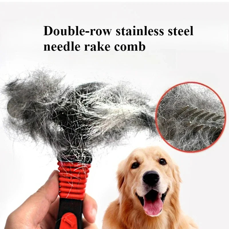1pcs Dog Comb,Deshedding And Dematting, Pets Comb