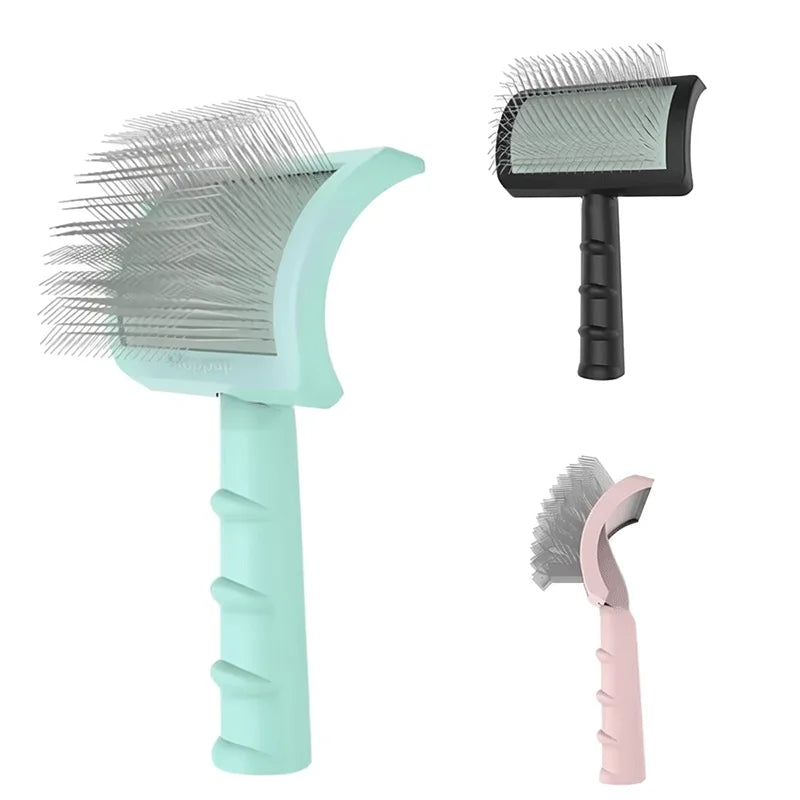 Dog Grooming Comb Shedding Hair Removal Needle Massage Accessories