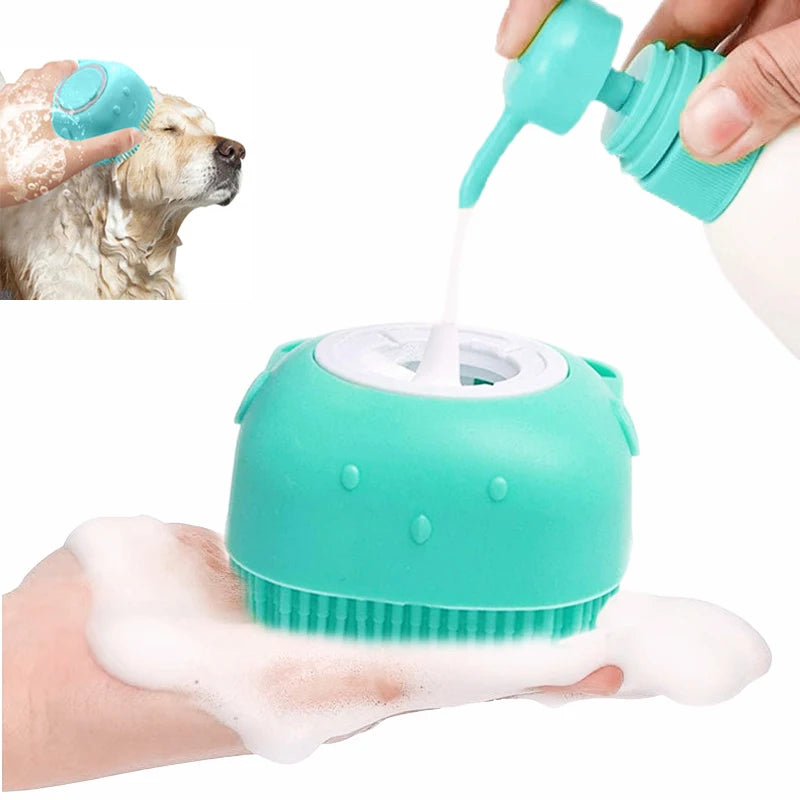 Pet Bathing Soft Brush Silicone Massager Supplies